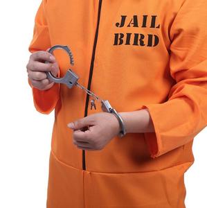 Ecowalson uomo prigioniero detenuto COSTUME di HALLOWEEN COSTUME COSTUME di natale <span class=keywords><strong>arancione</strong></span> <span class=keywords><strong>tuta</strong></span> - Product Image 3