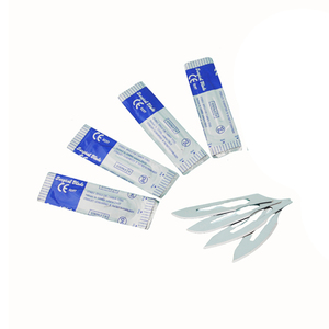 ใบมีดผ่าตัดแบบใช้แล้วทิ้งสแตนเลสใบมีดผ่าตัดตามสั่งเบอร์11 15 23 24 25 - Product Image 1