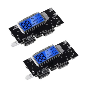 Dual USB 5V 1A 2.1A Mobile Power Bank 18650 Lithium Battery Charger Board Module Digital PCB