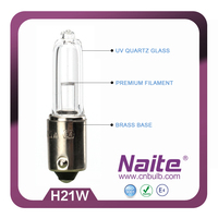 Ampoule halogène NAITE de haute qualité en gros, H21W 12V 21W BAY9s, accessoires automobiles