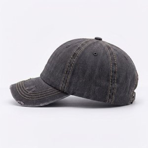 Gorra de Béisbol Premium de 6 Paneles en Mezclilla con Logotipo Bordado Personalizado, Gorra Deportiva para Exteriores, Fabricante, Moderna, Ajustable - Product Image 4