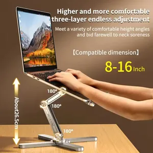 नया सबसे अधिक बिकने वाला लैपटॉप स्टैंड एल्यूमिनियम मिश्र धातु क्रिएटिव टैबलेट पीसी साइंस फिक्शन एडवांस्ड सेंस स्टैंड के लिए उपयुक्त है