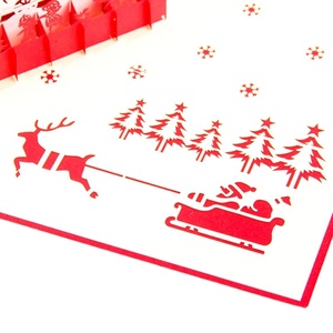 Tarjetas <span class=keywords><strong>de</strong></span> Felicitación Navideñas <span class=keywords><strong>de</strong></span> Lujo con Diseño Floral, Impresas a Medida por Star Packaging, con Sobres, Papel <span class=keywords><strong>de</strong></span> Colores <span class=keywords><strong>de</strong></span> 15x20cm y Papel <span class=keywords><strong>de</strong></span> Arte - Product Image 1