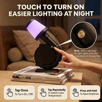 Lampe d'illusion 3D de voiture de sport haut de gamme, RVB tactile à intensité variable, rechargeable USB-C, veilleuse LED, lampe de table pour salle de jeux, cadeau pour homme