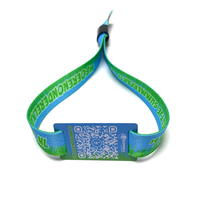 Bracelets RFID pour festival de musique, étiquettes jetables en polyester PVC pour événements musicaux