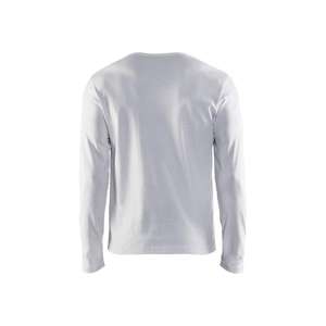BLAKLADER - 331410321000S <b>T</b>-<b>shirt</b> <b>long</b> <b>sleeved</b> <b>White</b> - EAN 7330509255155 WORK <b>T</b>-<b>SHIRTS</b> AND POLO <b>SHIRTS</b> - Product Image 2