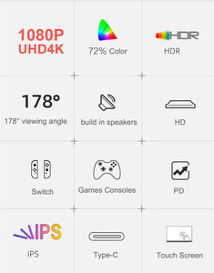 HD 1080p LCD màn hình di động 15.6 inch với Type-C HD mi Port cho mở rộng di động PC Màn hình máy tính xách tay - Product Image 6