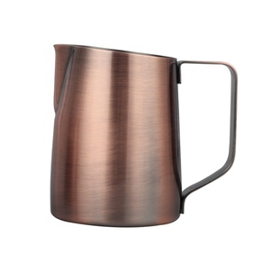 Stainless Steel <b>Coffee</b> Bar Espresso <b>Machine</b> Accessories Cappuccino Barista Tools <b>Milk</b> <b>Jug</b> - Product Image 1