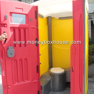 Toilettes publiques mobiles à usage unique écologiques, cabine de camping en plein air, toilettes préfabriquées modulaires portables, lavabo avec <span class=keywords><strong>miroir</strong></span> - Product Image 3