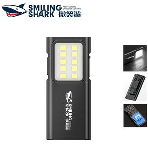 Linterna Frontal Recargable Smiling Shark con Fuente de Luz COB de 2000mAh para Deportes al Aire Libre y Correr - Product Image 1
