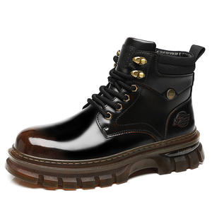 New Casual Leather <b>Shoes</b> Men Simple Business Style Soft AntiSlip Sole WearResistant <b>Toe</b> Mesh Breathable Waterproof Footwear - Product Image 5