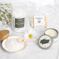 Coffret Cadeau Spa et Bain pour Mariage pour Femmes avec Thermos Métallique et Sels de Bain en Granulés – Produit Promotionnel Écologique