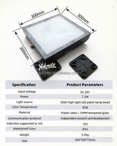 กระเบื้องพื้น LED แบบอินเทอร์แอคทีฟสำหรับสนามเด็กเล่นในร่ม สวนสาธารณะ ศูนย์รวมความบันเทิงสำหรับครอบครัว เกมลาวากระตุ้นพลังงาน พื้น LED - Product Image 5