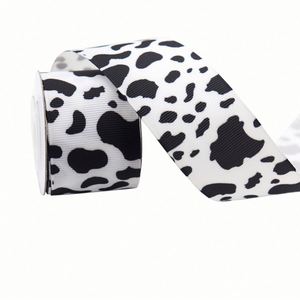 En stock – Ruban gros-grain imprimé vache, mignon, 1,6/2,5/3,8 cm, 10 yards, pour emballage cadeau et nœuds pour cheveux DIY - Product Image 6