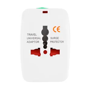 Adaptor Charger Dinding colokan perjalanan Universal pelindung US UK EU AU Adaptor perjalanan Universal konverter charger daya AC multi