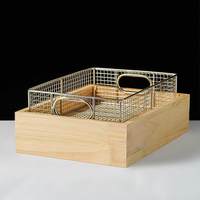 Panier et plateau de présentation en acier inoxydable pour boulangerie, hôtel, buffet, restaurant, utilisation en exposition, vaisselle, modèle 17 Ningbo