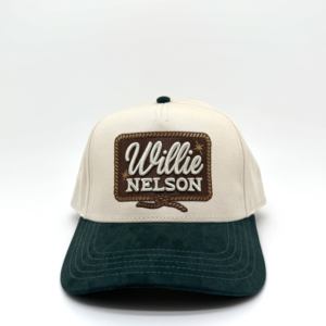 قبعة رياضية مخصصة بتصميم عتيق للجنسين مكونة من 5 ألواح من الجلد المدبوغ مع تطريز وقبعة بيسبول بلونين وحزام خلفي قابل للتعديل - Product Image 2