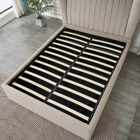 Funktionaler Design-Samtstoff-Polsterbetten mit Aufklappbarem Doppelbett in Queensize und Hydraulischem Stauraumsystem