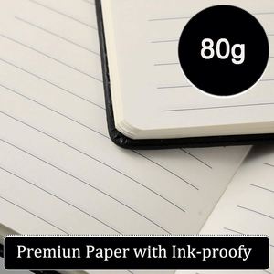 Manufacturers Customized A5 PU Leather Hard Cover <b>Journal</b> Notebook 100 Sheets Printed Inner Pages Pen Moonpie Brand Thermal - Product Image 3