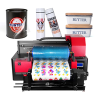 Printer DTF UV 31cm 60cm pencetak UV A3 rol untuk menggulung pencetak UV untuk membuat stiker Transfer UV