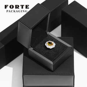 Nueva Caja de Joyería de PU con Logotipo Personalizado, Embalaje de Joyería de Lujo en Cuero PU - Product Image 5
