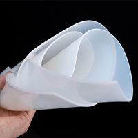 Dunne siliconen rubberen plaat hittebestendige pakkingen paneel doe-het-zelf materiaal model knutselpads, afdichtingen, 1 mm dik
