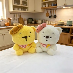 Peluche <span class=keywords><strong>Ours</strong></span> Mignon Super Doux avec Bavoir Rayé Adorable, Poupée <span class=keywords><strong>Ours</strong></span> <span class=keywords><strong>Gourmand</strong></span>, Cadeau Bébé Grande Taille - Product Image 5