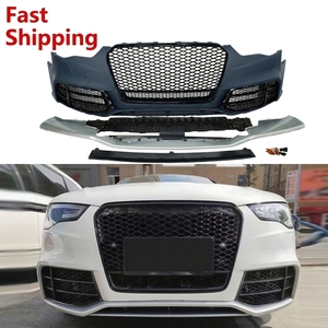 Conjunto de Parachoques Delantero para Auto <span class=keywords><strong>A5</strong></span> S5 8T, Estilo RS5, Kit de Carrocería con Rejilla para <span class=keywords><strong>Audi</strong></span> <span class=keywords><strong>A5</strong></span> S5 B8.5 2012-2016 <span class=keywords><strong>Sportback</strong></span> Convertible - Product Image 1