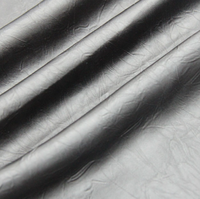 Tissu froissé imitation acétate en polyester de haute qualité, lisse, résistant à l'eau et aux plis, pour blouses et robes d'extérieur