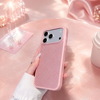 Étui de téléphone en cuir PU de luxe antichoc pour iPhone