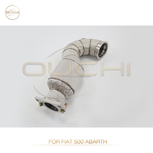 Tubo de escape OUCHI para Fiat 500 <span class=keywords><strong>Abarth</strong></span> con piezas de rendimiento automático Cat, sistema de escape, accesorios para coche - Product Image 6