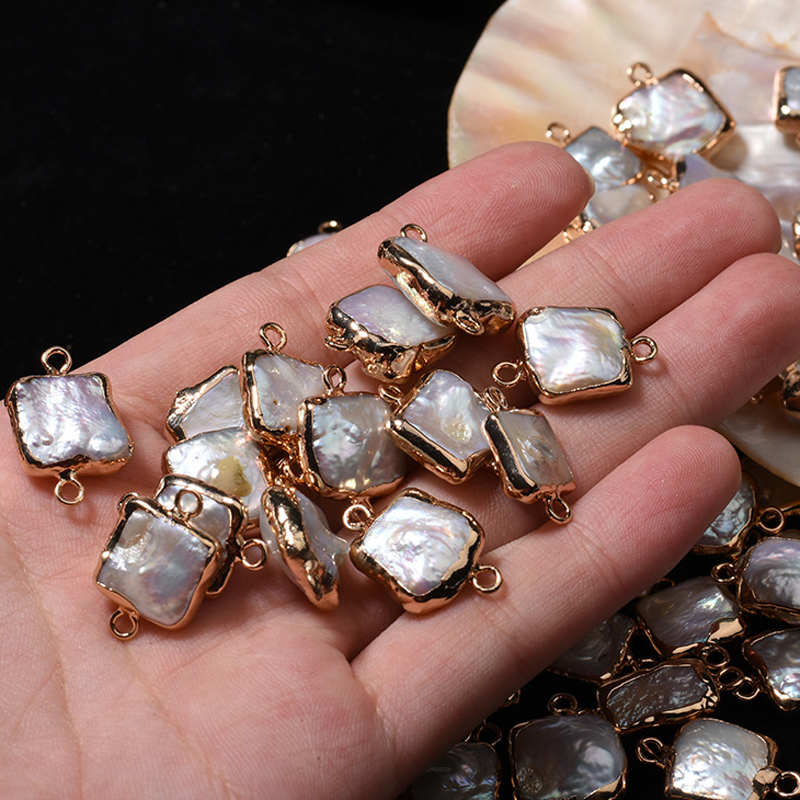 Joyería De Vidrio De Metal Rhinestone Agua Dulce Perlita Joyería De Vidrio De Metal Rhinestone Agua Dulce Perlita