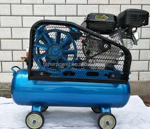 SHARPOWER factory portable mobile small air compressor industrial with gasoline engine
