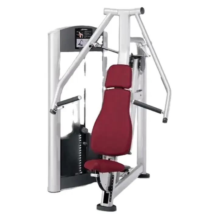 Alta Qualidade Ginásio Fitness Equipamentos Pin Loaded Seleção Máquina Sentada Vertical Chest Press Machine