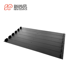 1 cái 6U tháo rời nhựa bảng trống Spacer khối Lưu lượng không khí 19 "Rack <span class=keywords><strong>mount</strong></span> Mạng Tủ giá nhà máy - Product Image 2