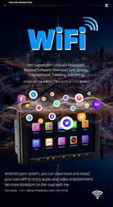 מערכת סטריאו לרכב AI בגודל 7/9/10/13.1 אינץ', מסך כפול, מערכת אנדרואיד, רדיו לרכב, נגן <span class=keywords><strong>DVD</strong></span>, ניווט GPS, קארפליי, DSP - Product Image 4