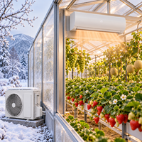 Climatiseur Inverter Split Certifié OEM 12000 BTU 1,5 CV 1 Tonne R410 Chaud et Froid CE A++ pour Projets Hôteliers