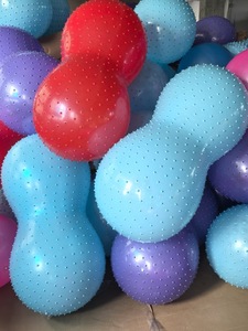 <span class=keywords><strong>Ballon</strong></span> de yoga en PVC en forme d'arachide - <span class=keywords><strong>Ballon</strong></span> de fitness Pilates pour l'entraînement de la stabilité, surface massante à picots, souple, durable, gonflable, pour exercices de <span class=keywords><strong>gym</strong></span> (90*45cm) - Product Image 6