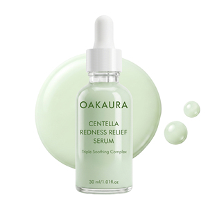 OAKAURA Siero Lenitivo per Rossore alla Centella 30ml, Effetto Calmante per la Pelle Sensibile, Rafforza la Barriera Cutanea OEM - Product Image 1