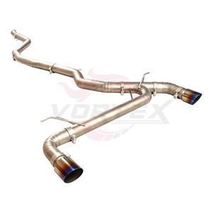 ท่อไอเสีย Vortex Titanium สำหรับ Toyota Supra A90 B58 MK5 3.0T ปี 2019-2023 แบบ Catback ปลายท่อคู่สีฟ้าเบิร์นท์ เสียงดังทรงพลัง - Product Image 2