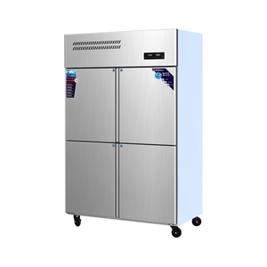 Frigorifero e Congelatore Commerciale a Temperatura Singola con Ripiani Regolabili in Acciaio Inox a 2/4/6 Porte - Product Image 1