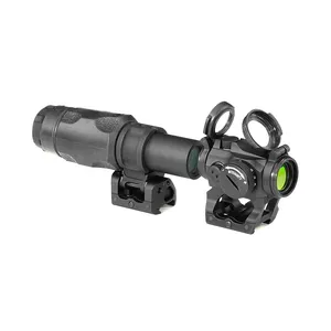 SPEKPRECISION 1 X22m Red Dot Visier mit 6xmag-1 Lupe Scope LEAP Style Mount Optische Mitte der Höhe 1,57 "Combo