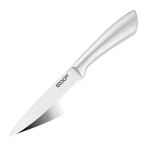 QXF coltello multiuso per affettare la cucina da 5 pollici con manico cavo in acciaio inossidabile di alta qualità