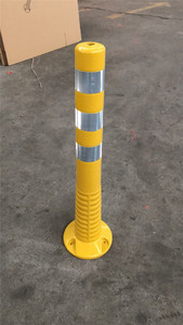 Желтые гибкие дорожные предупреждающие столбы 75 см - Product Image 6