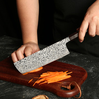 Ensemble de couteaux de chef traditionnels Vg 10, ensemble de couteaux japonais Nakiri, ensemble de couteaux Damas 3 pièces avec manche octogonal