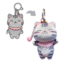 Porte-clés en peluche personnalisé, fabricant de porte-clés en peluche sur mesure, jouets en peluche personnalisés, sans minimum de commande, modification gratuite