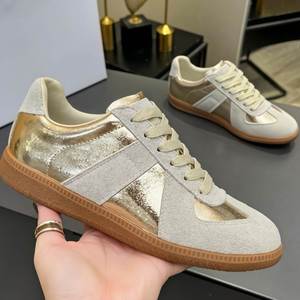 Luxury Top Quality Women S Powder and Silver Custom Made Simple and Versatile Lace up Sports Casual Walking <b>Shoes</b> - Product Image 1