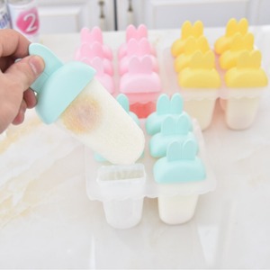 Molde para hielo con forma de conejito, 1 unidad, fácil de desmoldar, para helados caseros y helados para niños - Product Image 3
