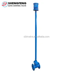 DN400 PN16 ductile iron extended stem extension spindle gate valve