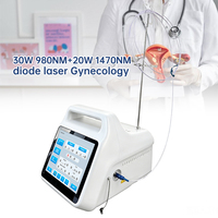 Système laser à diode professionnel 980 nm 1470 nm pour la chirurgie gynécologique, équipement pour hôpitaux et cliniques